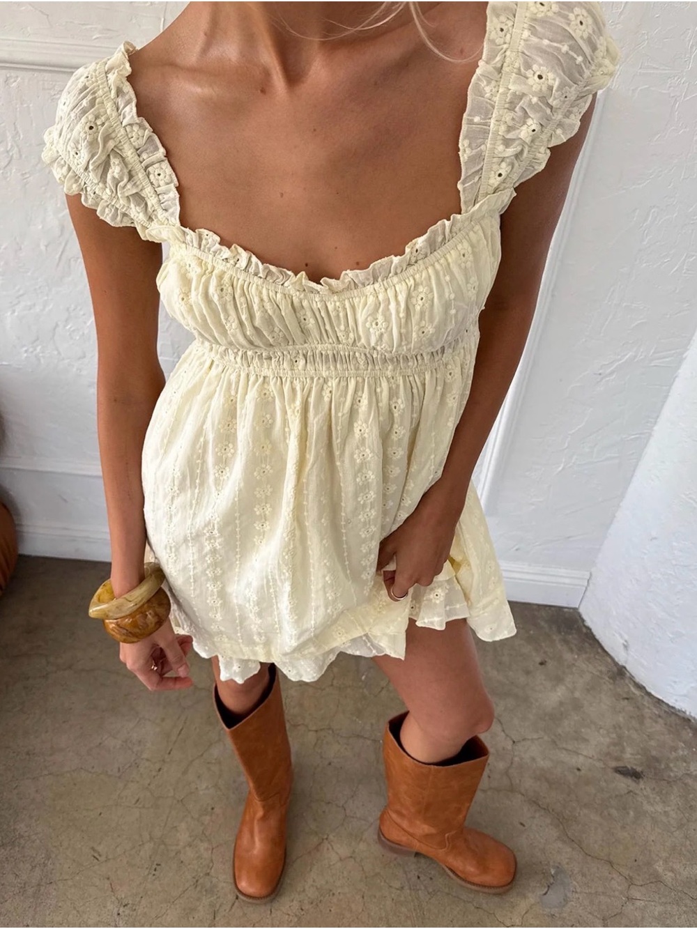 Carlita Dress Yellow